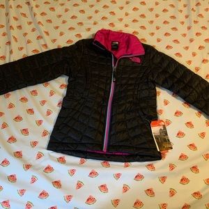 CUTE North Face: Black & Pink Small Coat